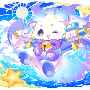 にじさんじ所属-ルンルン様-配信動画使用イラスト