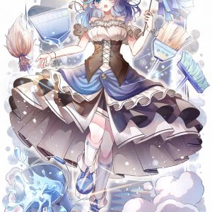 メイドの少女-ゲームユニットイラスト