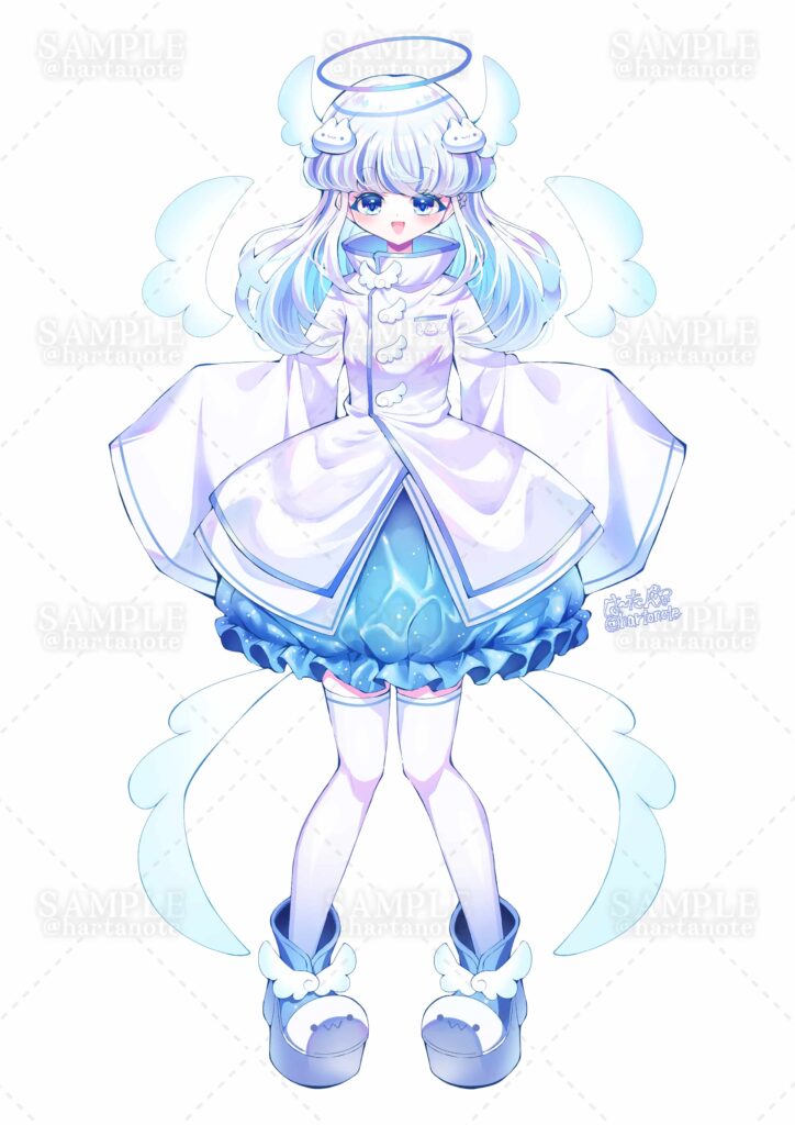天使の女の子　イラスト　立ち絵