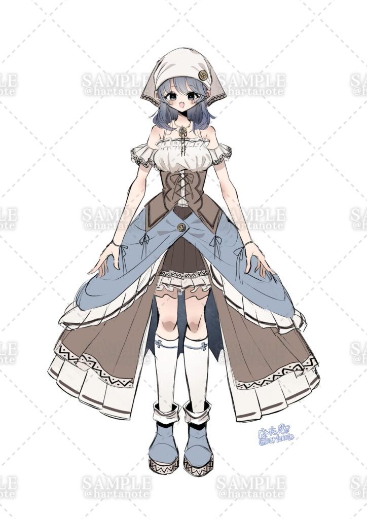 掃除メイド　ラフ