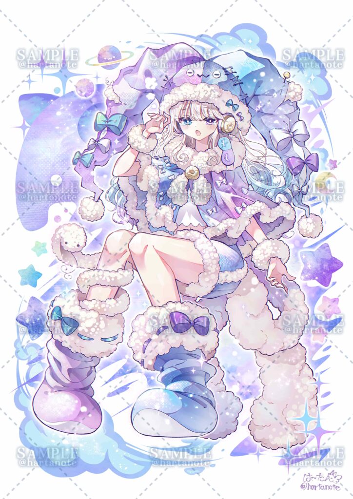 スマホゲームユニットイラスト／ゲームイラスト／女の子