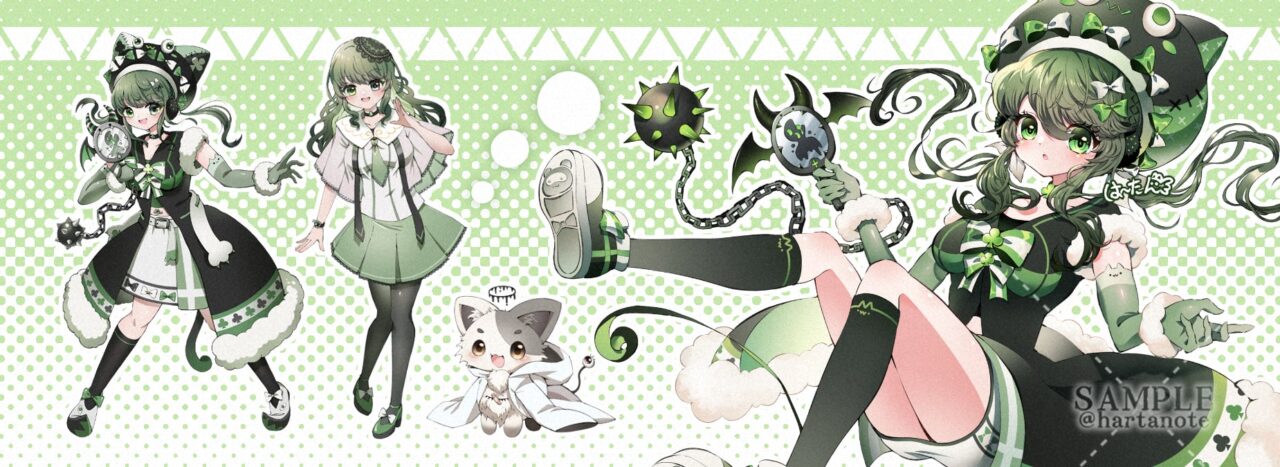 スマホゲームユニットイラスト／ゲームイラスト／女の子／魔法少女