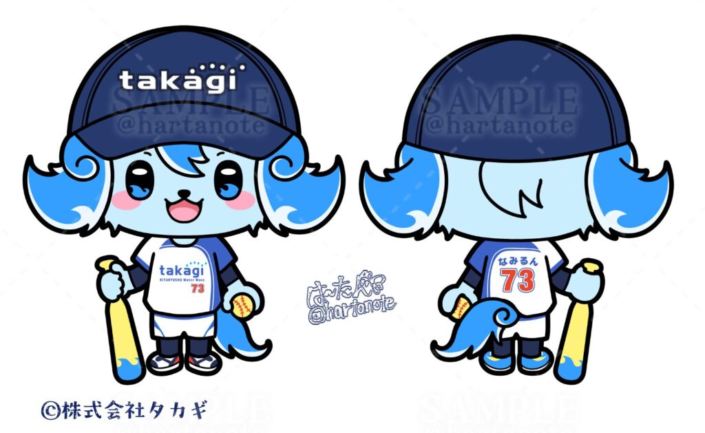 キャップパターン　球団マスコット