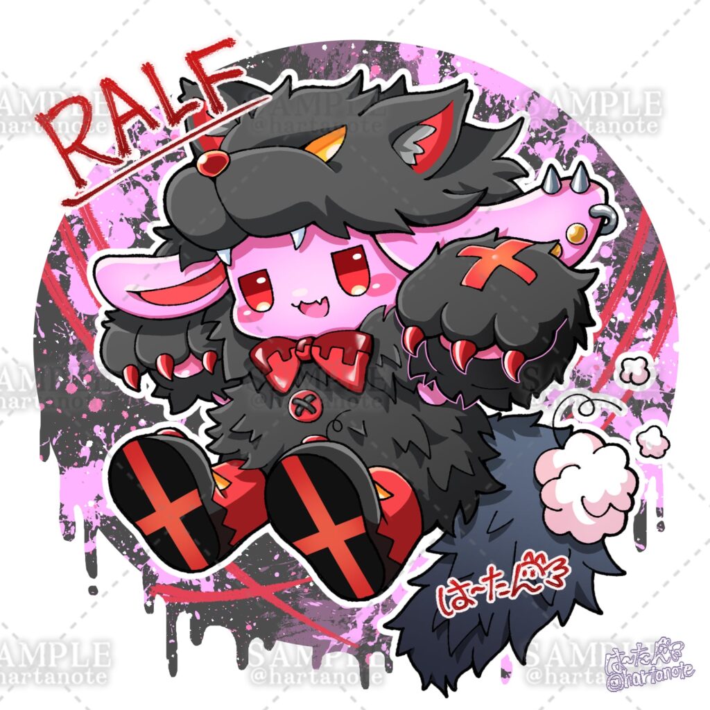 アイドルグループ　マスコットキャラクター RALF 病み系　サブカル