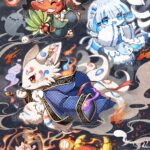 妖怪画／妖怪イラスト／和風／かわいい／デフォルメ／百鬼夜行